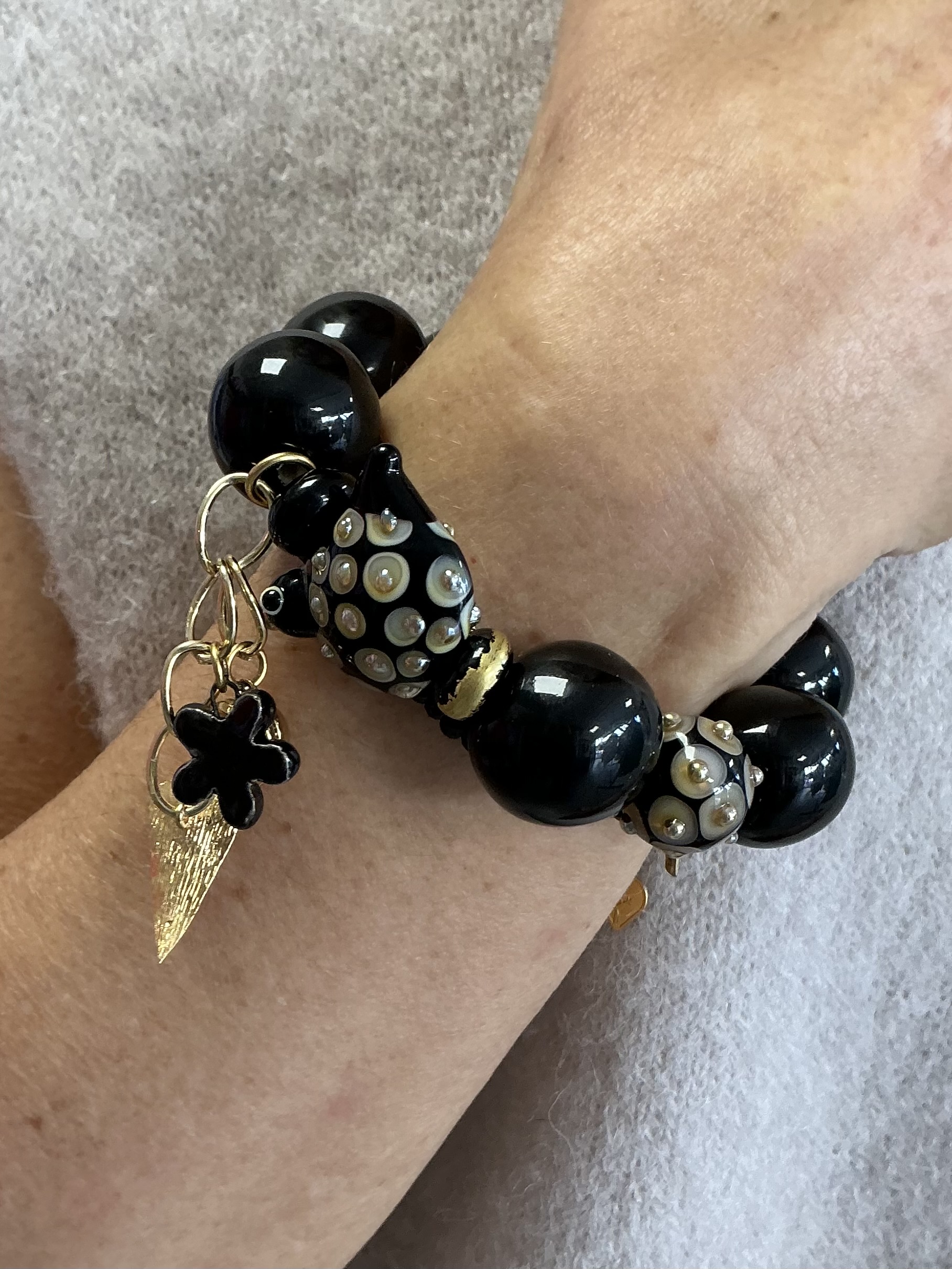 Bracelet « Sur le bord de ton aile , je vole »