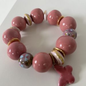 Bracelet "Pivoine éternelle "